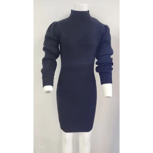 Caracilia black sweater dress long sleeve womens S NWT - Picture 1 of 13