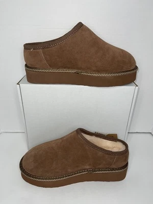 Zapatilla para mujer Bearpaw Tabitha Mule – Marrón | Acogedora comodidad | Talla 10 Foto 1 de 4