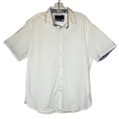 Cactus Man Ricky Singh White Short Sleeve Polo Shirt Size XL Slim Fit - Image 1 of 4