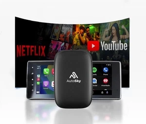 Autosky Ai Box Lite Air - Streaming on the Go, Netflix and Youtube in Your Car. - Picture 1 of 4