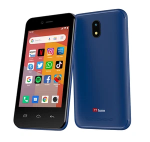 TTfone TT20 Blue: Unlocked Dual SIM Smartphone - Perfect for Pay As You Go! - Picture 1 of 3