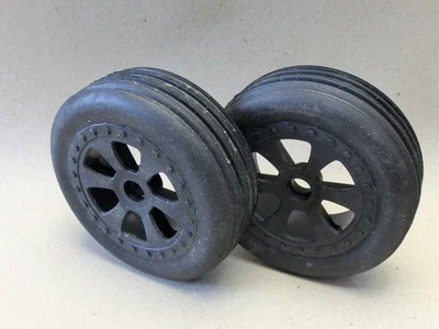 Komplettrad Satz 2 Stück 85 x 30 Reifen RC Car Monster Truck Rock Crawler Buggy - Bild 1 von 4