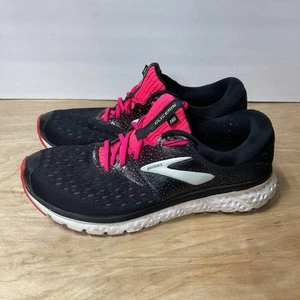 Brooks Sneaker 10.5A (Narrow) Black Glycerin 16 Athletic Running Laced Up Casual - Picture 1 of 12