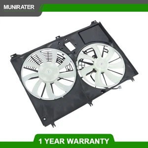Dual Radiator Cooling Fan Assembly 167110P230 For 2014-2019 Toyota Highlander - Picture 1 of 16