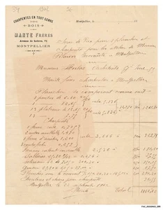 FAC-BFP1-0525-FACTURE - CONSERVES ALIMENTAIRES RENE BEZIERS DOUARNENEZ SARDINE - Picture 1 of 1