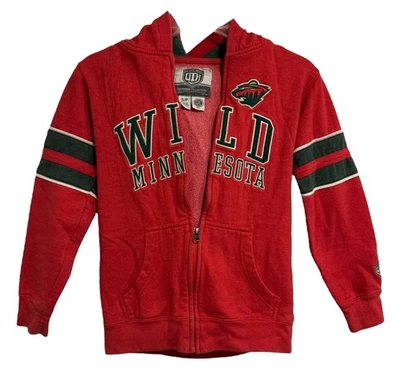Old Time Hockey NHL Minnesota Wild Full Zip Hoodie Sweatshirt Sz S - Image 1 of 4