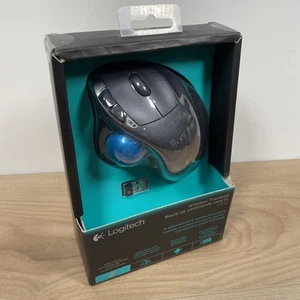 Logitech M570 Wireless Trackball Mouse – Ergonomic Design for Right-Hand Use NEW - Picture 1 of 8