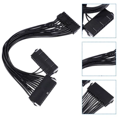 DUAL START-Netzkabel für ATX-Motherboard-Dual-Netzteil-Boot-Verlängerungskabel - Bild 1 von 4