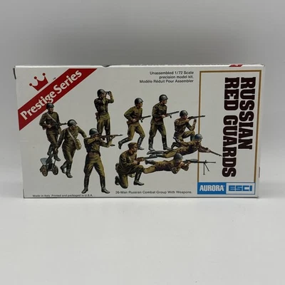 Vintage 1977 Aurora ESCI 1/72 Russian Red Guards Prestige Series 6230 Model Kit - Image 1 of 4