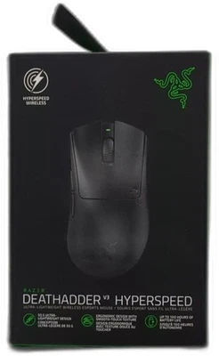 Razer Deathadder V3 Hyperspeed Wireless Gaming Mouse: 55g Lightweight - Usb C - Image 1 of 4