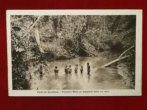 CPA VIETNAM - Forêt de Bambous - Femmes Moïs se baignant dans un Rach - Imagen 1 de 2