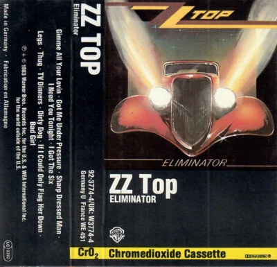ZZ Top - Eliminator (Cass, Album) (Very Good Plus (VG+)) - 2811815812 - Image 1 of 3