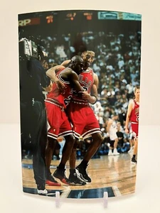 Michael Jordan & Scottie Pippen Chicago Bulls Basketball 4x6 Foto Das Grippespiel - Bild 1 von 1