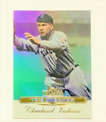 2011 Topps Tribute Tris Speaker Card #88 Cleveland Indians Nice Card Buy It Now  - Image 1 of 2