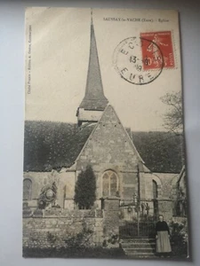 CPA - 27 - SAUSSAY-la-VACHE - Eglise - Imagen 1 de 2