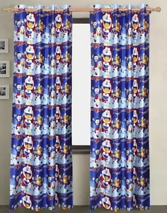 Doraemon Tende Finestra Blu Set di 2 Pannelli 7’ X 4’ Ft Cameretta Bambini Cartoni Animati - Foto 1 di 5