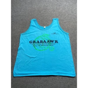 VTG GRABAAWR Wisconsin River Bicycle Adventure Tank Top Athletic Cycling Shirt L - Picture 1 of 8