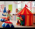 Tente de cirque Cirkustalt IKEA neuve scellée couleur retraitée tente de jeu enfants, 18 M+