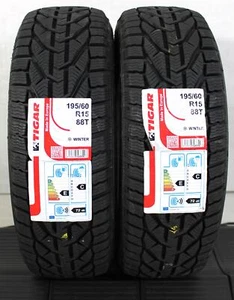 2 x 195/60R15 88T Winter Tyres Tigar Winter New 2020 - Picture 1 of 6