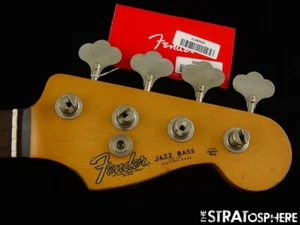 Fender Flea Road Worn Jazz BASS NECK + TUNERS, Rosewood Nitro Finish Relic! - Picture 1 of 6