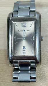 Kenneth Cole New York Men's Rectangle Case Watch with Date KC3045 - Picture 1 of 8