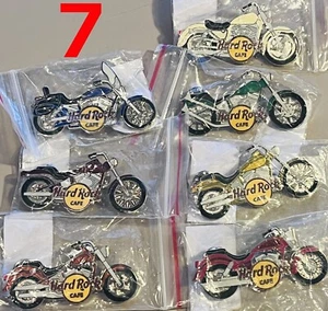 Hard Rock Cafe ONLINE 2006 BIKE Series 7 PINS #6-12 Motorcycles LE 300 - New! - Picture 1 of 1