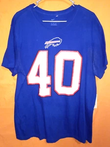 Shirt, Buffalo Bills, Blue, Miller #40, Men's XL, preowned… - Picture 1 of 9
