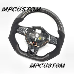 Fit For Volkswagen MK6 Golf 6 R GTI Jetta 2008-2014 Carbon Fiber Steering Wheel  - Picture 1 of 9