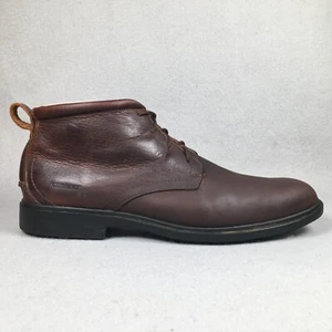 Sebago Marquette Boots Mens 12 Brown Leather Waterproof Chukka Drysides - Picture 1 of 18