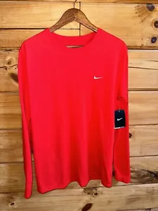 Nike Dri-Fit Long Sleeve Athletic Nike Tee Shirt Top Long Sleeve NWT Women XL - Picture 1 of 18