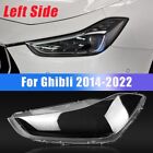 Left Clear Headlight Headlamp Lens Cover For Maserati Ghibli 2014-2018