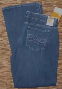 LEE MISSES BOOTCUT TIRO MEDIO ELÁSTICO ALGODÓN JEANS LISTA $35 - Imagen 1 de 4
