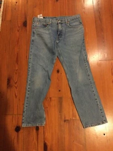 Men's Levis 502 Jeans Med to Lt Wash Denim 32 waist 30 length 32x30 - Picture 1 of 3