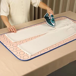 Tabletop Ironing Mat Blanket Foldable Ironing Pad Anti Slip Easy to Clean Flat - Picture 1 of 20