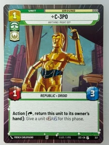 Star Wars Unlimited - C-3PO Hyperspace 357 - Picture 1 of 1