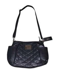 Cartera Nicole Miller nueva. Negro-Cuero - Imagen 1 de 5