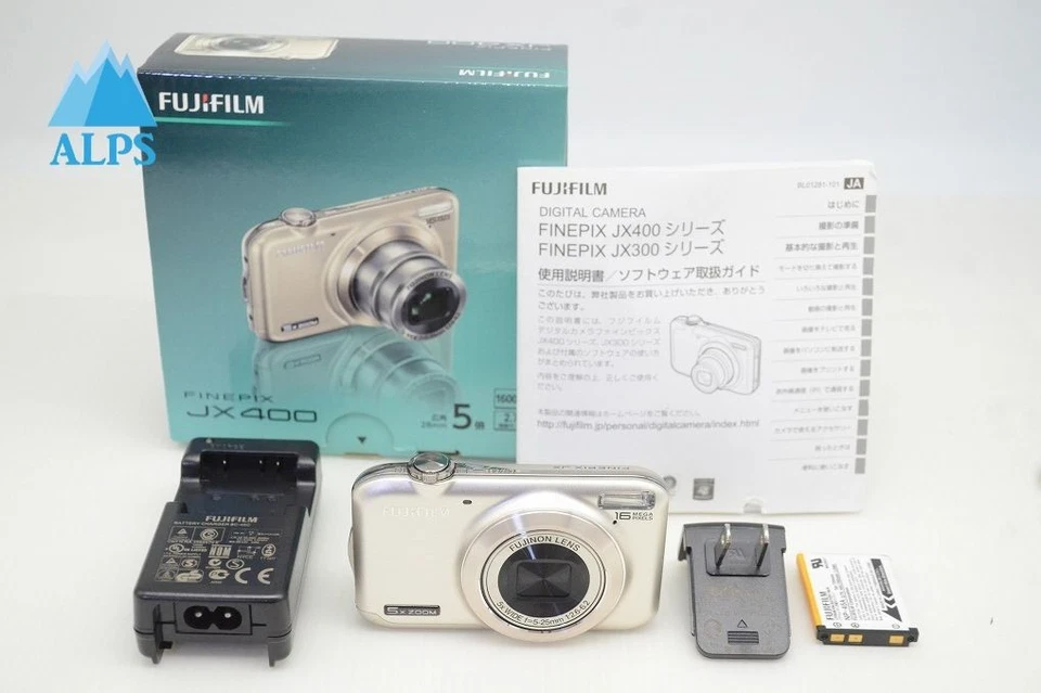 [Near mint] FUJIFILM FinePix JX400 16.0MP Digital Camera Silever Box #251110t - Image 1 of 4