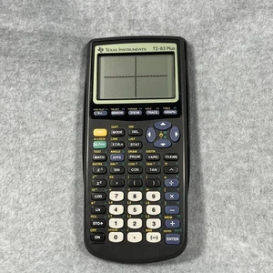 Texas Instruments TI-83 Plus Graphing Calculator Black Cover Tested Working - Picture 1 of 4