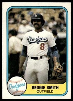 1981 Fleer Reggie Smith Los Angeles Dodgers #111 - Image 1 of 2