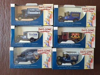 Days Gone Vintage Lledo Models x 6 - Including Lyons Tea, Kiwi Boot Polish - Image 1 of 3