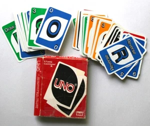 Vintage Uno Card Game Original Box 1983 w/Instructions - Picture 1 of 1