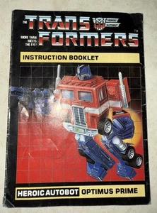 VTG 1984 G1 Transformers Autobot Optimus Prime Instruction Booklet Manual - Picture 1 of 2