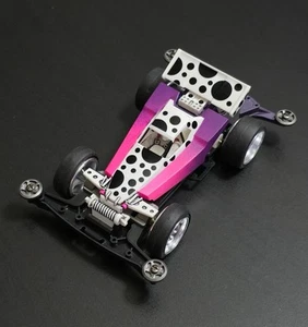 CUSTOM BOOMERANG JUN HORNET INSPIRED TAMIYA 1/32 JR mini 4WD ON NEW RS CHASSIS - Picture 1 of 10