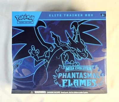 Pokemon TCG: Mega Evolution Phantasmal Flames Elite Trainer Box ETB - Sellado Foto 1 de 4