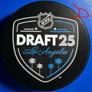 2025- Disco de draft de recuerdo de la NHL celebrado en Los Ángeles (ideal para autógrafos) - Imagen 1 de 2