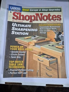 Lot of 6 ShopNotes Woodworking Magazines Garage and Shop Saws Benches - Picture 1 of 6