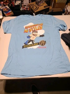 Mens AJ Styles x Super Mario Bros Shirt Vintage Design WWE TNA Size XXL 2XL - Picture 1 of 3