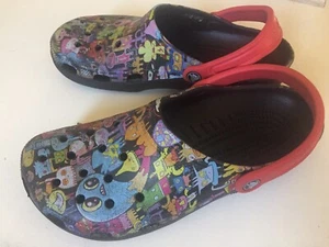Crocs Classic Clogs, Party Animals Characters Animated, W11/ M9 - Picture 1 of 6