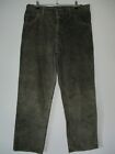 Hoggs Of Fife Corduroy Trousers Mens W36 Regular Green Jumbo Cord Made in UK