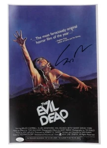 ๐SAM RAIMI / REGISTA FIRMATO THE EVIL DEAD LOCANDINA FILM 11X17. JSA COA ๐ - Foto 1 di 2